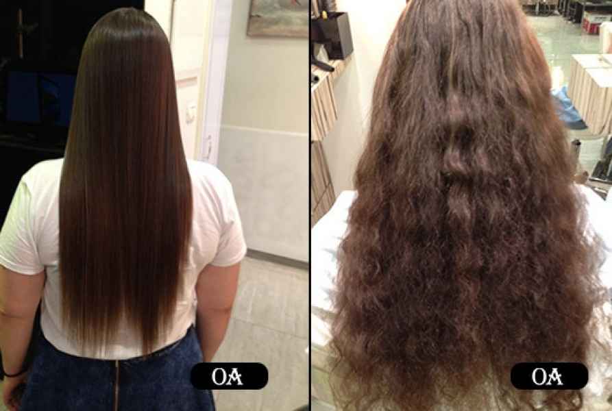 החלקה משולבת שיקום שיער יבש