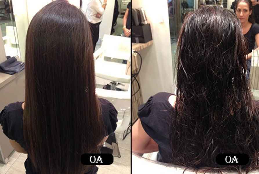 החלקה יפנית משולבת טיפול קצוות