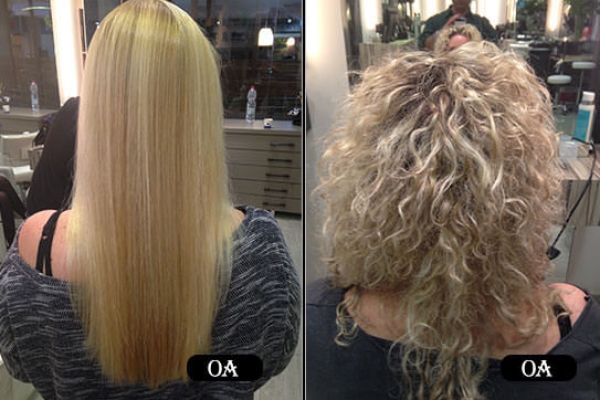 Blond Japanies Straightening 1